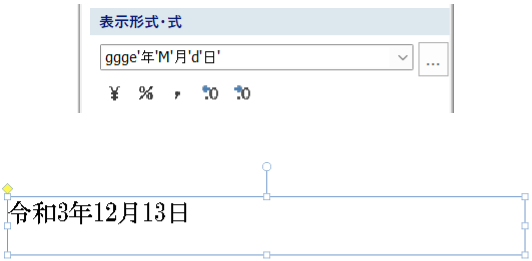 表示形式サンプル
