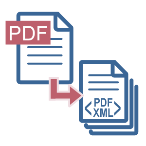 PDFをXML形式に変換