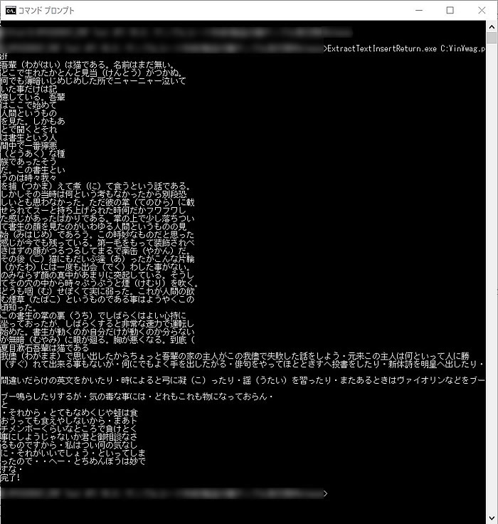 出力イメージ