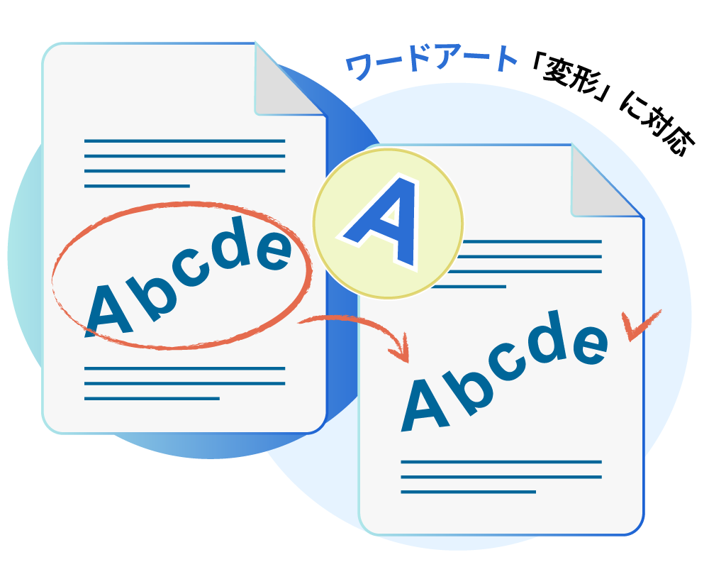 ワードアートの表示を強化