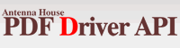 PDF Driver API