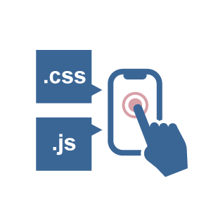 オプションの指定でスマホ対応、CSS、JavaScriptの指定