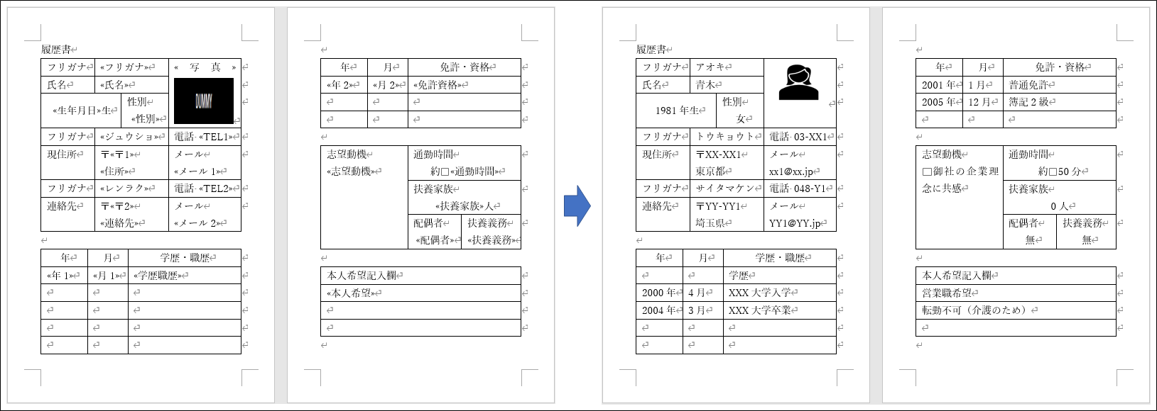 Compound Multi Table Image