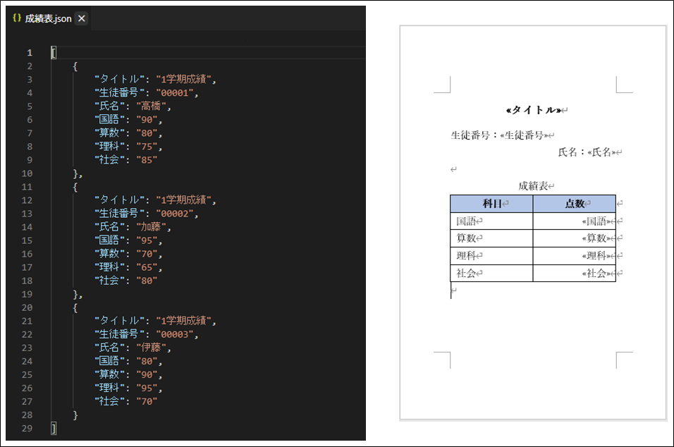 Simple JsonData Image